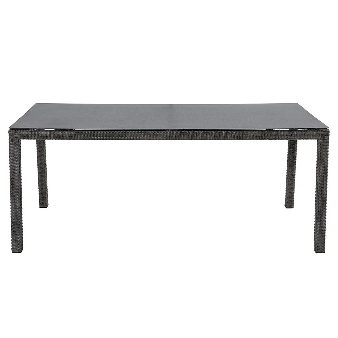 LC Garden Barcelona Gartenmöbel-Set 5-tlg. Tisch 180x90cm Grau Mix/Schwarz 5 LC Garden Barcelona Gartenmöbel-Set 5-tlg. Tisch 180x90cm Grau Mix/Schwarz – Bild 5