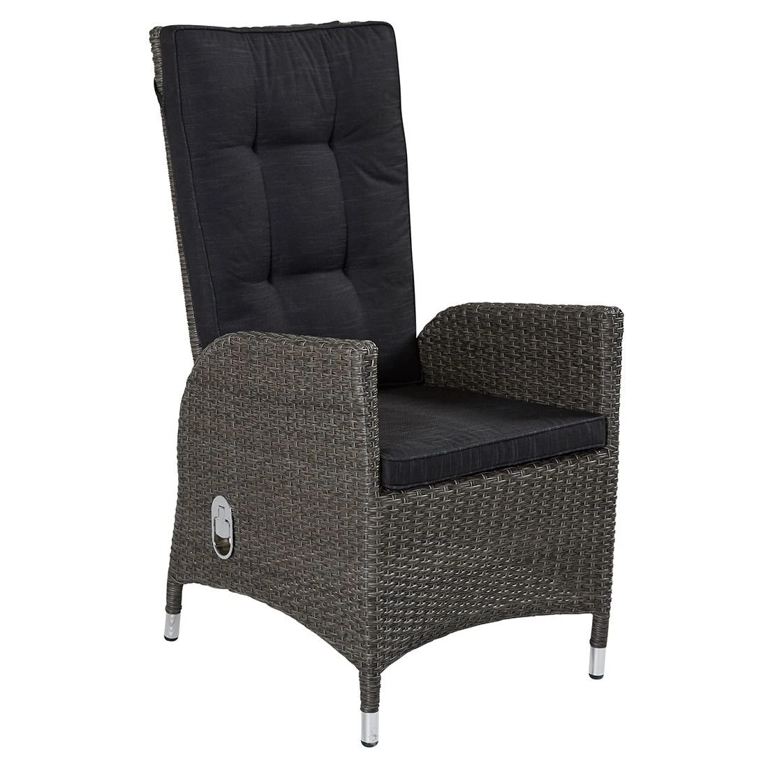 LC Garden Barcelona Gartenmöbel-Set 8-tlg. Tisch 200/260x100cm Grau-Mix 2 LC Garden Barcelona Gartenmöbel-Set 8-tlg. Tisch 200/260x100cm Grau-Mix – Bild 2