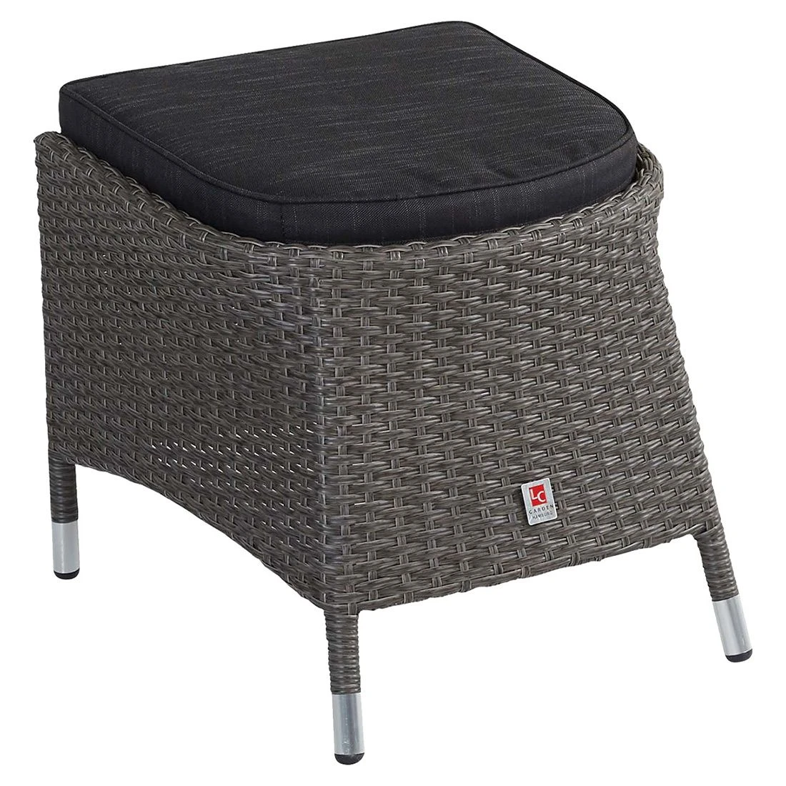 LC Garden Barcelona Gartenmöbel-Set 8-tlg. Tisch 200/260x100cm Grau-Mix 4 LC Garden Barcelona Gartenmöbel-Set 8-tlg. Tisch 200/260x100cm Grau-Mix – Bild 4