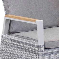 LC Garden Keramo Gartenmöbel-Set 7-tlg. Mit Tisch 200/260x100cm Off White/Cold White -Grün Raum lc garden keramo gartenmoebel set 7 tlg mit tisch 200 260x100cm 1498225 12