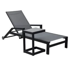 LC Garden Sondrino Beistelltisch 32x40cm Aluminium/Keramik Schwarz Matt/Beton -Grün Raum lc garden sondrino beistelltisch 32x40cm aluminium keramik 1433523 5