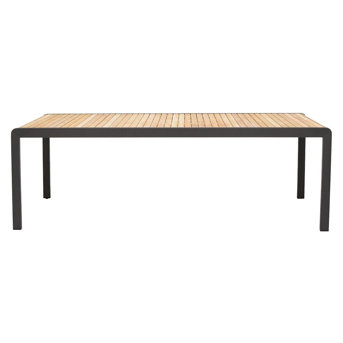 LifestyleGarden Amber Gartentisch 220x95cm Aluminium/Teakholz Magnesium Grau/Teak 6 LifestyleGarden Amber Gartentisch 220x95cm Aluminium/Teakholz Magnesium Grau/Teak – Bild 6