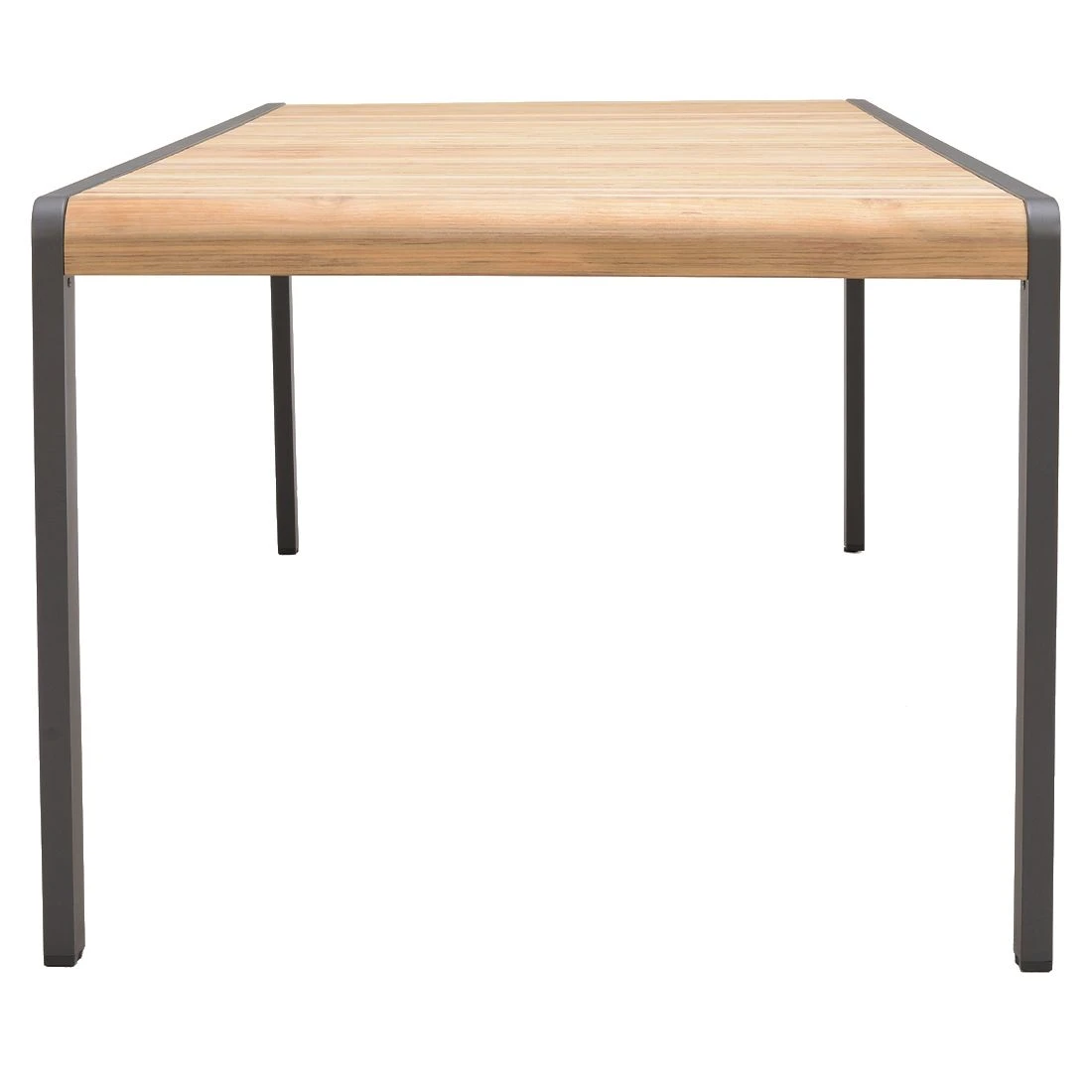 LifestyleGarden Amber Gartentisch 220x95cm Aluminium/Teakholz Magnesium Grau/Teak 7 LifestyleGarden Amber Gartentisch 220x95cm Aluminium/Teakholz Magnesium Grau/Teak – Bild 7