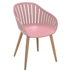 LifestyleGarden Nassau Gartenmöbel-Set 3-tlg. Tisch 70x70cm Teaklook/Pfingstrose -Grün Raum lifestylegarden nassau gartenmoebel set 3 tlg tisch 70x70cm 1481912 4