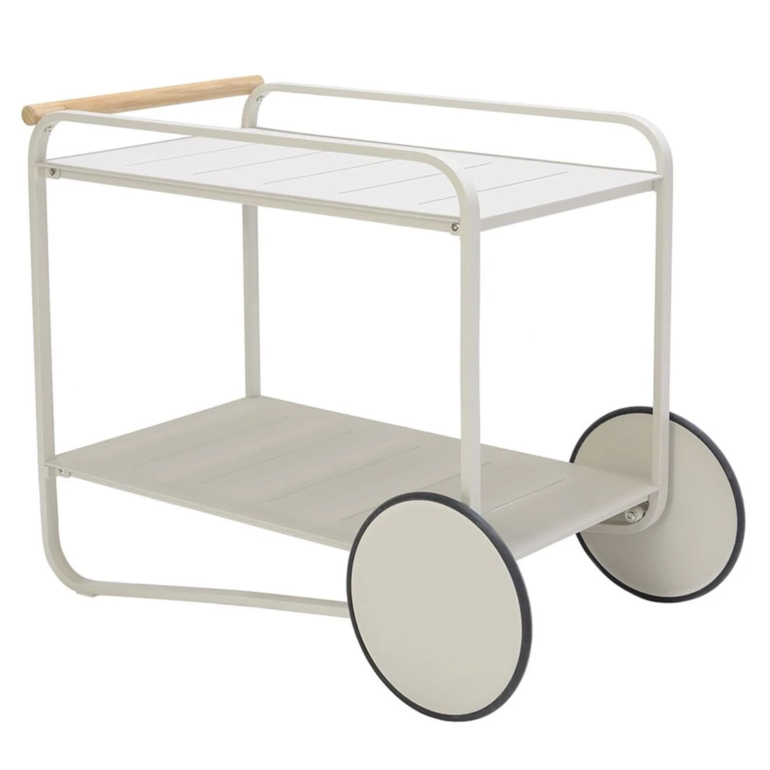 LifestyleGarden Portals Servierwagen Aluminium Korallensand-Matt 1 LifestyleGarden Portals Servierwagen Aluminium Korallensand-Matt