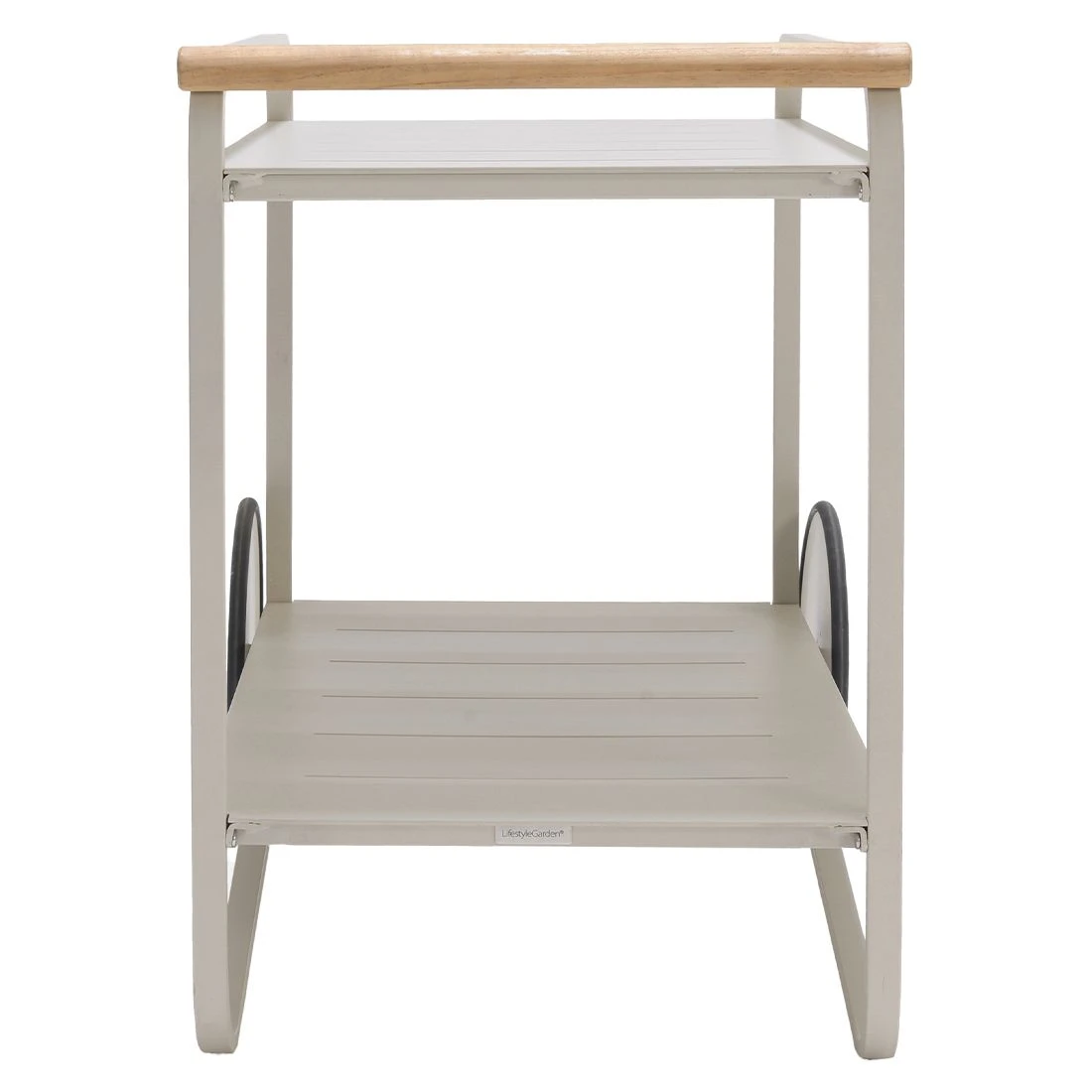 LifestyleGarden Portals Servierwagen Aluminium Korallensand-Matt 2 LifestyleGarden Portals Servierwagen Aluminium Korallensand-Matt – Bild 2