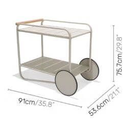 LifestyleGarden Portals Servierwagen Aluminium Korallensand-Matt 13 LifestyleGarden Portals Servierwagen Aluminium Korallensand-Matt -Grün Raum lifestylegarden portals servierwagen aluminium korallensand matt 1282977 6