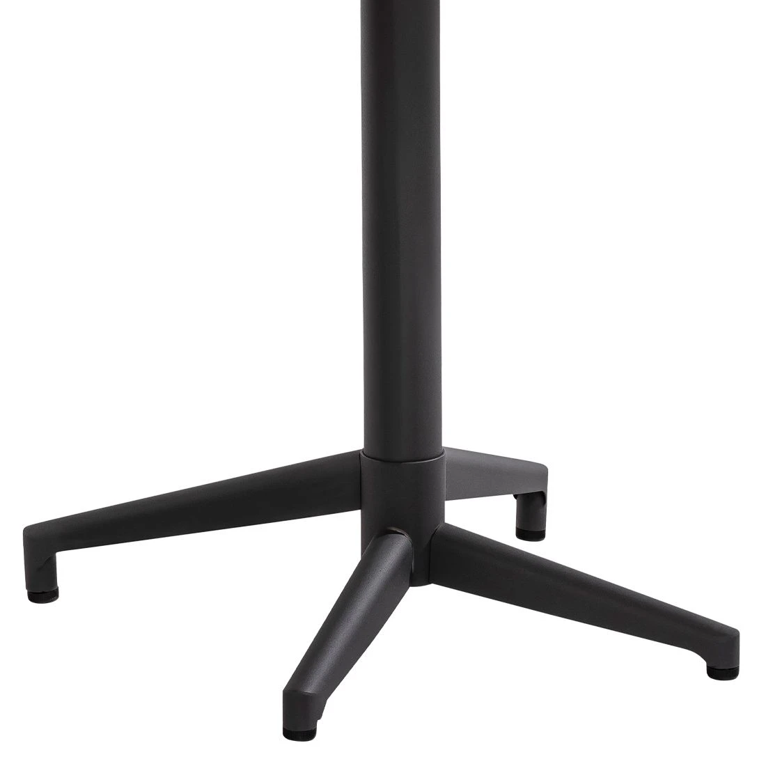 Musterring Italien Gartentisch Ø95x75cm Edelstahl/Teak Schwarz/Natur 4 Musterring Italien Gartentisch Ø95x75cm Edelstahl/Teak Schwarz/Natur – Bild 4