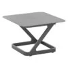 Niehoff Quattro Beistelltisch 70x70cm Aluminium Anthrazit