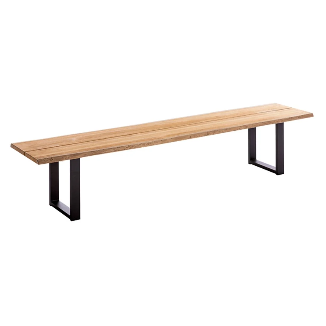 Niehoff Tavo Gartenbank 240cm Aluminium/Teak Anthrazit/Natur 1 Niehoff Tavo Gartenbank 240cm Aluminium/Teak Anthrazit/Natur