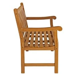 OUTLIV. Bretagne Gartenbank Natur -Grün Raum outliv bretagne 3 sitzerbank 180 cm teak natur 1346623 3