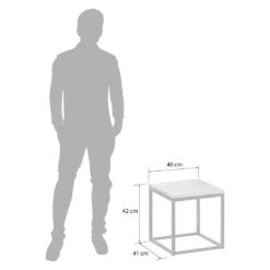 OUTLIV. Flora Beistelltisch 40x41x42cm Stahl/Wildeiche Schwarz/Wildeiche -Grün Raum outliv by detlef steves flora beistelltisch 40x41x42cm stahl wildeiche 1354136 5