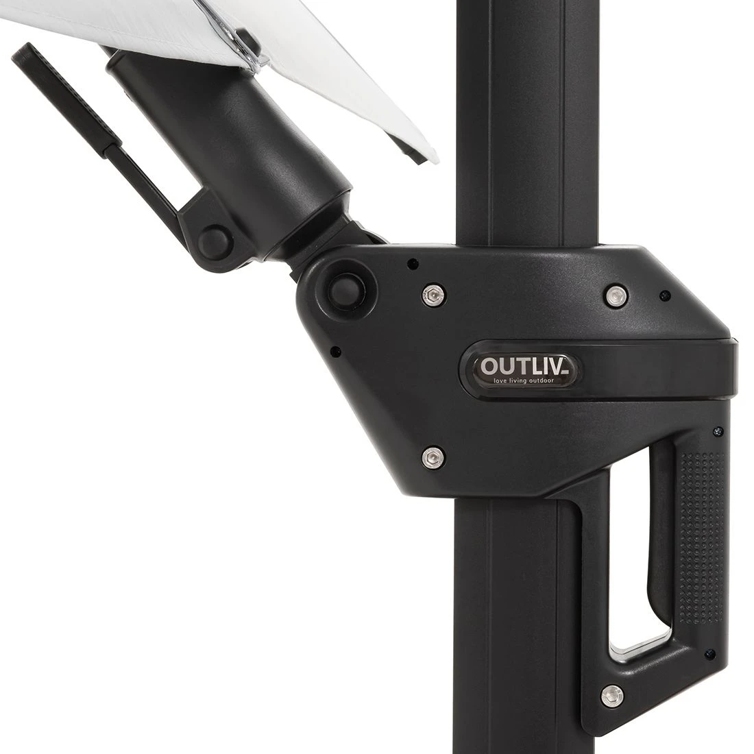 OUTLIV. Nizza Ampelschirm 260x350cm Anthrazit/Hellgrau 10 OUTLIV. Nizza Ampelschirm 260x350cm Anthrazit/Hellgrau – Bild 10