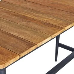 OUTLIV. Clark Bartisch 170x75cm Aluminium/Teak Recycelt Charcoal/Teak Recycelt -Grün Raum outliv clark bartisch 170x75cm aluminium teak recycelt 1346425 4