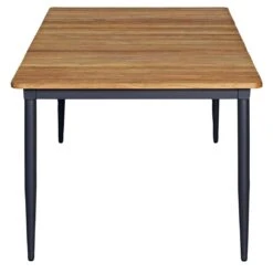 OUTLIV. Clark Gartenmöbelset 3-tlg Tisch 220x100 Aluminium/Teak Recycelt Charcoal/Teak Recycelt -Grün Raum outliv clark gartenmoebelset 3 tlg aluminium teak recycelt 1400424 4