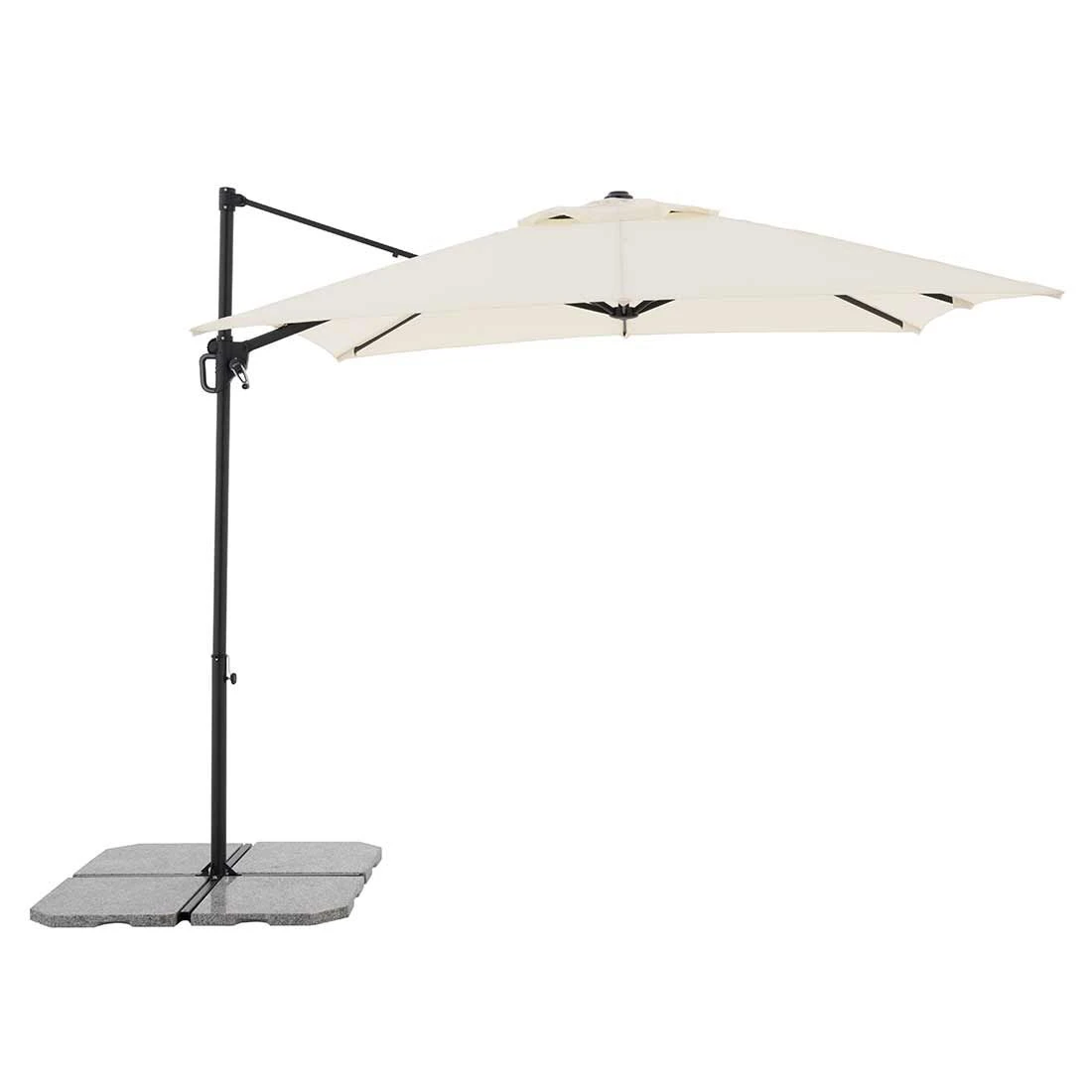 OUTLIV. Edition Ampelschirm 245x245cm Off-White 1 OUTLIV. Edition Ampelschirm 245x245cm Off-White