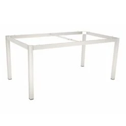 Stern Gartentisch 160x90cm Aluminium/Teak Weiß/Natur -Grün Raum outliv gartentisch 160x90cm aluminium teak 1372803 3