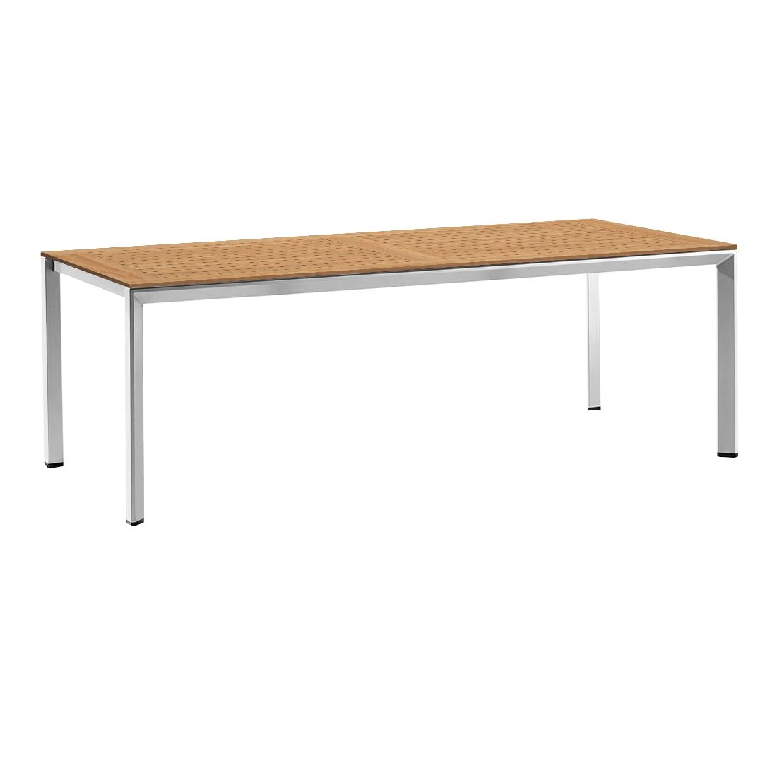 OUTLIV. Gartentisch 220x100cm Aluminium/Teak Graphit/Natur 1 OUTLIV. Gartentisch 220x100cm Aluminium/Teak Graphit/Natur