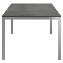 OUTLIV. Gartentisch 220x100cm Edelstahl/HPL Silber/Zement Dunkel -Grün Raum outliv gartentisch 220x100cm edelstahl hpl 1372209 3