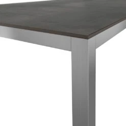 OUTLIV. Gartentisch 220x100cm Edelstahl/HPL Silber/Zement Dunkel -Grün Raum outliv gartentisch 220x100cm edelstahl hpl 1372209 5