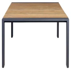 OUTLIV. Konis Gartenmöbelset 3-tlg. Tisch 220x100cm Aluminium/Teak Recycelt Charcoal/Teak Recycelt -Grün Raum outliv konis gartenmoebelset 3 tlg aluminium teak recycelt 1400457 4