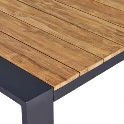 OUTLIV. Konis Gartenmöbelset 3-tlg. Tisch 220x100cm Aluminium/Teak Recycelt Charcoal/Teak Recycelt -Grün Raum outliv konis gartenmoebelset 3 tlg aluminium teak recycelt 1400457 5