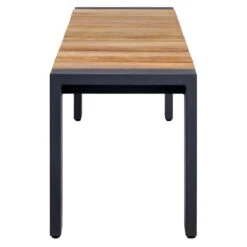 OUTLIV. Konis Gartenmöbelset 3-tlg. Tisch 220x100cm Aluminium/Teak Recycelt Charcoal/Teak Recycelt -Grün Raum outliv konis gartenmoebelset 3 tlg aluminium teak recycelt 1400457 8