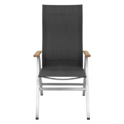 OUTLIV. Kreta Gartenmöbelset 7-tlg. Mit Tisch 200x100 Cm Silber/Coal -Grün Raum outliv kreta gartenmoebelset 7 tlg mit tisch 200x100 cm 1442235 6