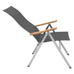 OUTLIV. Kreta Gartenmöbelset 7-tlg. Mit Tisch 200x100 Cm Silber/Coal -Grün Raum outliv kreta gartenmoebelset 7 tlg mit tisch 200x100 cm 1442235 9