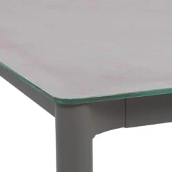 OUTLIV. Leon Gartentisch 220x100cm Aluminium/Glas Grau/Taupe -Grün Raum outliv leon gartentisch 220x100cm aluminium glaskeramik 1350176 6