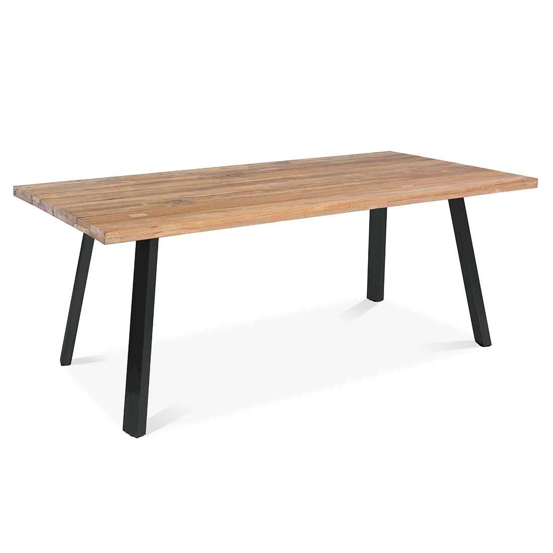 OUTLIV. Ohio Gartenmöbelset 3-tlg. Tisch 200x100cm Edelstahl/Teak Recycelt Charcoal/Teak Recycelt 2 OUTLIV. Ohio Gartenmöbelset 3-tlg. Tisch 200x100cm Edelstahl/Teak Recycelt Charcoal/Teak Recycelt – Bild 2