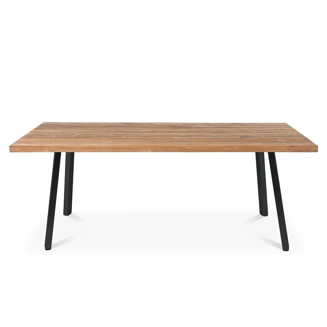 OUTLIV. Ohio Gartenmöbelset 3-tlg. Tisch 200x100cm Edelstahl/Teak Recycelt Charcoal/Teak Recycelt 3 OUTLIV. Ohio Gartenmöbelset 3-tlg. Tisch 200x100cm Edelstahl/Teak Recycelt Charcoal/Teak Recycelt – Bild 3