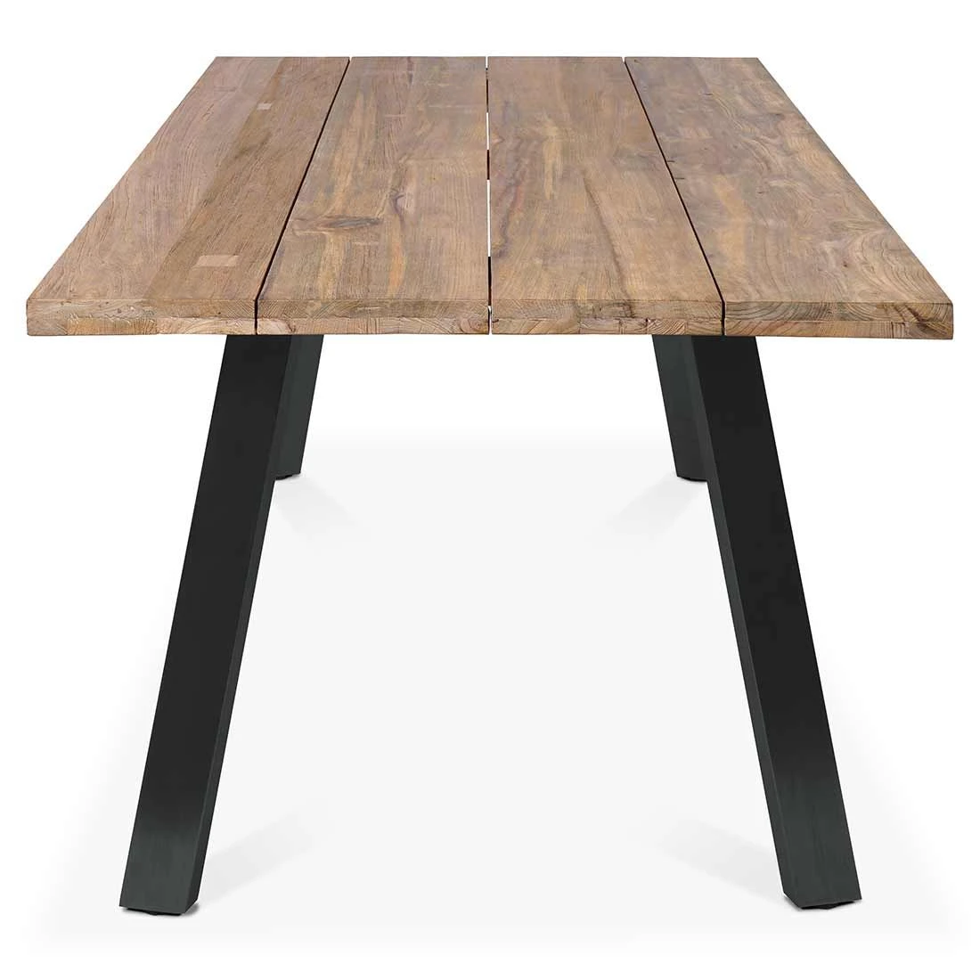 OUTLIV. Ohio Gartenmöbelset 3-tlg. Tisch 200x100cm Edelstahl/Teak Recycelt Charcoal/Teak Recycelt 4 OUTLIV. Ohio Gartenmöbelset 3-tlg. Tisch 200x100cm Edelstahl/Teak Recycelt Charcoal/Teak Recycelt – Bild 4