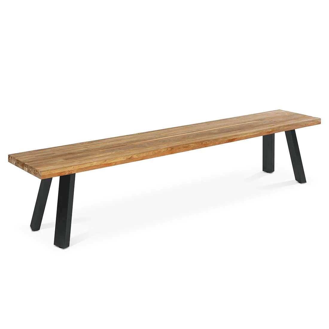 OUTLIV. Ohio Gartenmöbelset 3-tlg. Tisch 200x100cm Edelstahl/Teak Recycelt Charcoal/Teak Recycelt 7 OUTLIV. Ohio Gartenmöbelset 3-tlg. Tisch 200x100cm Edelstahl/Teak Recycelt Charcoal/Teak Recycelt – Bild 7