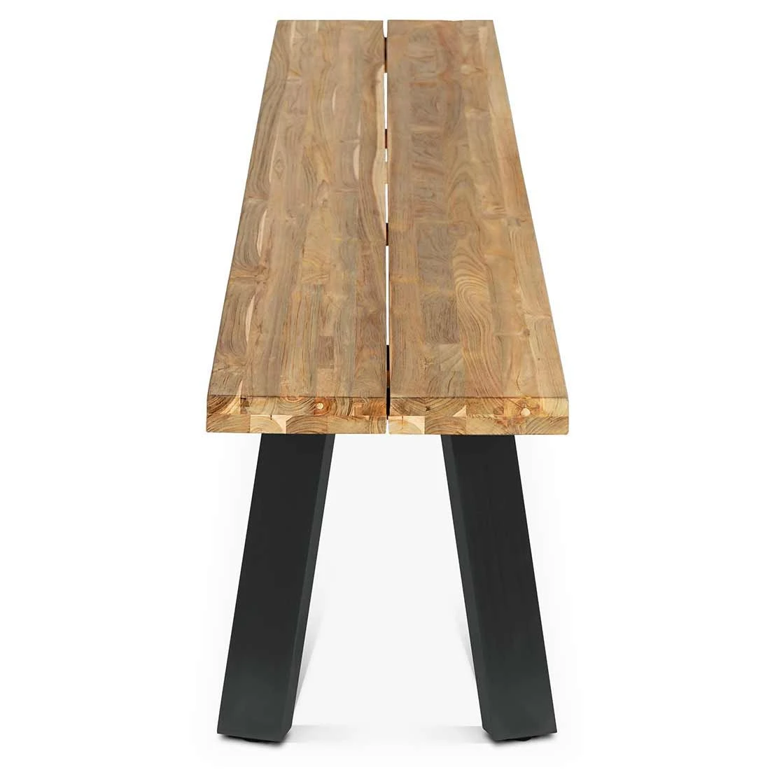 OUTLIV. Ohio Gartenmöbelset 3-tlg. Tisch 200x100cm Edelstahl/Teak Recycelt Charcoal/Teak Recycelt 9 OUTLIV. Ohio Gartenmöbelset 3-tlg. Tisch 200x100cm Edelstahl/Teak Recycelt Charcoal/Teak Recycelt – Bild 9