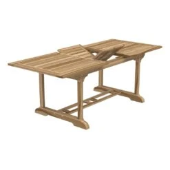 OUTLIV. Ontario Ausziehtisch 160/210x90 Cm ECO-Teak Natur -Grün Raum outliv ontario ausziehtisch 160 210x90cm eco teak 3
