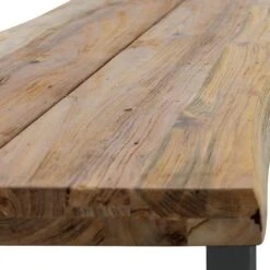 OUTLIV. Orlando Gartenbank 200cm Edelstahl/Teak Recycelt Charcoal/Teak Recycelt -Grün Raum outliv orlando 4 sitzerbank 200cm aluminium teak recycelt 1346953 5