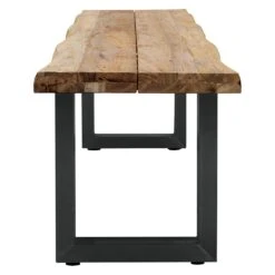 OUTLIV. Orlando Gartenbank 240cm Edelstahl/Teak Recycelt Charcoal/Teak Recycelt -Grün Raum outliv orlando 4 sitzerbank 240cm aluminium teak recycelt 1346964 3