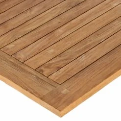 OUTLIV. Gartentisch-Platte 80x80cm Teak Natur -Grün Raum outliv tischplatte 80x80cm teak 1428881 3