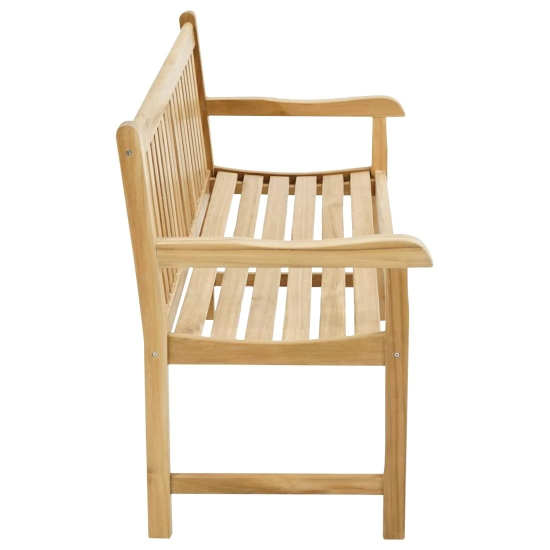 Ploß Coventry Gartenbank Premium-Teak Teak-Natur 3 Ploß Coventry Gartenbank Premium-Teak Teak-Natur – Bild 3