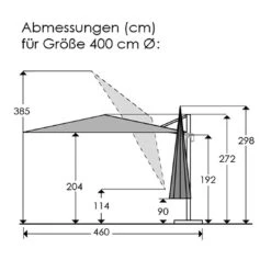 Schneider® Schneider Rhodos Grande Ampelschirm Ø400cm Anthrazit/Natur 11 Schneider® Schneider Rhodos Grande Ampelschirm Ø400cm Anthrazit/Natur -Grün Raum schneider rhodos grande ampelschirm o400cm anthrazit natur 1266796 3