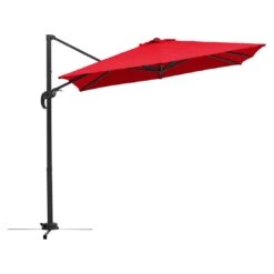 Schneider® Schneider Rhodos Junior Ampelschirm 230x230cm Anthrazit/Rot -Grün Raum schneider rhodos junior ampelschirm 230x230cm 1357084 5