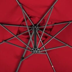 Schneider® Schneider Rhodos Junior Ampelschirm 230x230cm Anthrazit/Rot -Grün Raum schneider rhodos junior ampelschirm 230x230cm 1357084 8