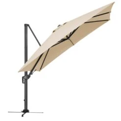 Schneider® Schneider Rhodos Twist Ampelschirm 300x300cm Natur -Grün Raum schneider rhodos twist ampelschirm 300x300cm natur 1266763 6