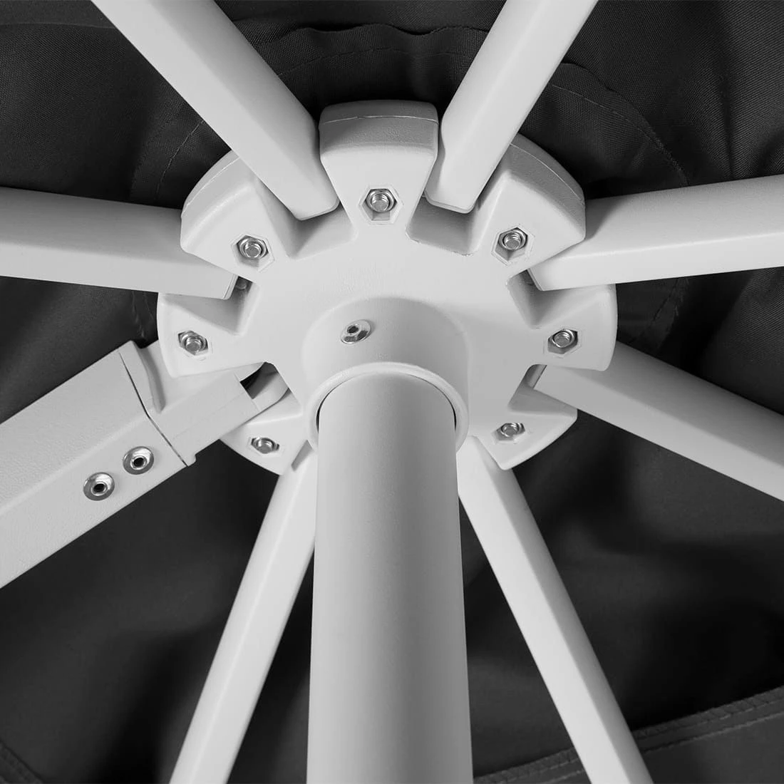 Schneider® Schneider Rhodos Twist-Bianco Ampelschirm 300x300cm Weiß/Anthrazit 13 Schneider® Schneider Rhodos Twist-Bianco Ampelschirm 300x300cm Weiß/Anthrazit – Bild 13