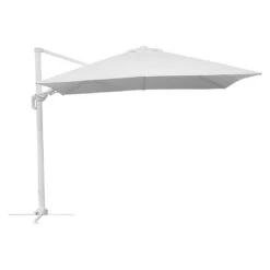 Schneider® Schneider Rhodos Twist-Bianco Ampelschirm 300x300cm Weiß/Weiß -Grün Raum schneider rhodos twist bianco ampelschirm 300x300cm weiss 1098232 1