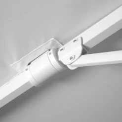 Schneider® Schneider Rhodos Twist-Bianco Ampelschirm 300x300cm Weiß/Weiß -Grün Raum schneider rhodos twist bianco ampelschirm 300x300cm weiss 1098232 11