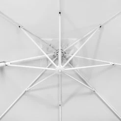 Schneider® Schneider Rhodos Twist-Bianco Ampelschirm 300x300cm Weiß/Weiß -Grün Raum schneider rhodos twist bianco ampelschirm 300x300cm weiss 1098232 9