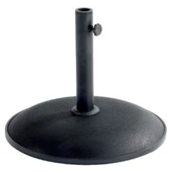 Schöner Wohnen Bonaire Schirmständer Ø50cm Aluminium/Beton Schwarz