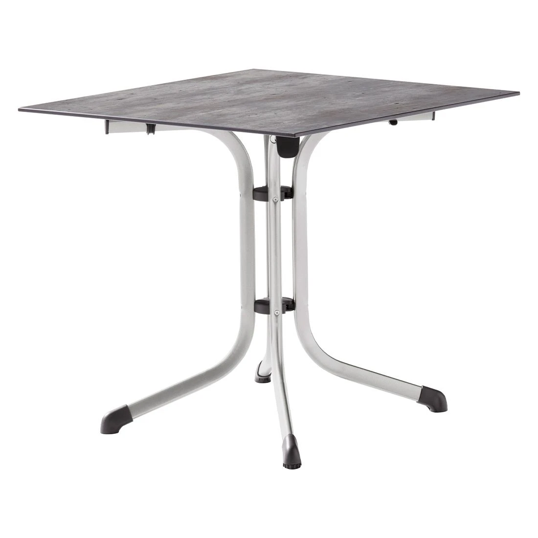 Sieger Boulevard Klapptisch 80x80cm Stahl/Polytec Graphit/Beton Hell 1 Sieger Boulevard Klapptisch 80x80cm Stahl/Polytec Graphit/Beton Hell